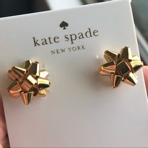 Kate Spade Gold Bow Earrings